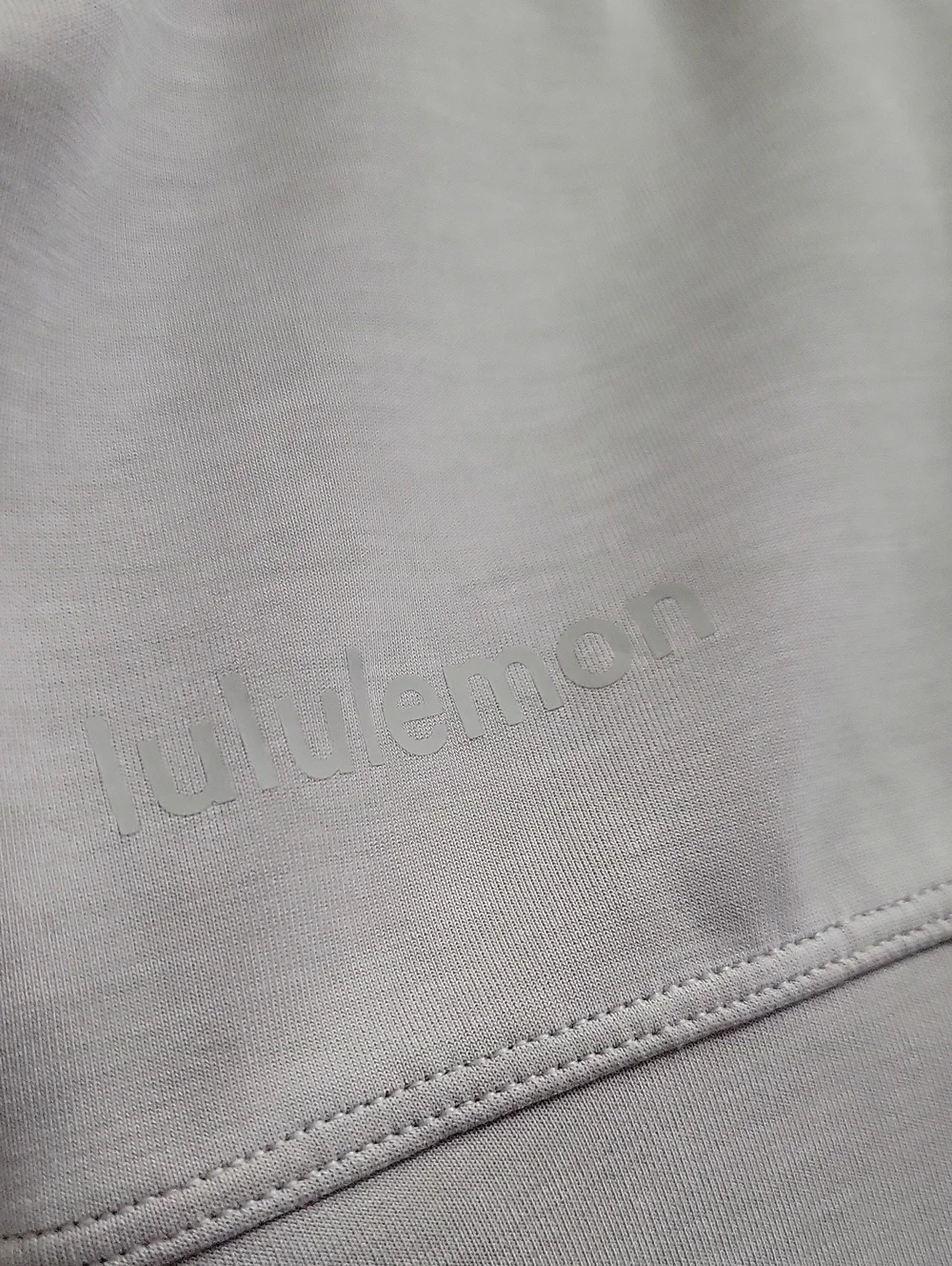 Lululemon Grey Sage Perfectly Oversized Cropped Crew Softstreme Size 8